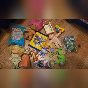 Assorted Kids Toy Set with Yellow and Pink Accents